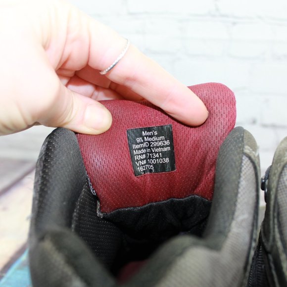 LL Bean Trail Model 4 Tek 2.5 Gray Suede Mesh Hiking Boots 9.5 M - Picture 7 of 11